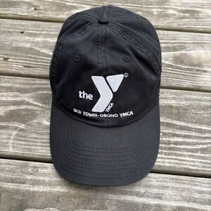 The YMCA Old Town-Orono Maine Slideback Baseball Cap Black One Size